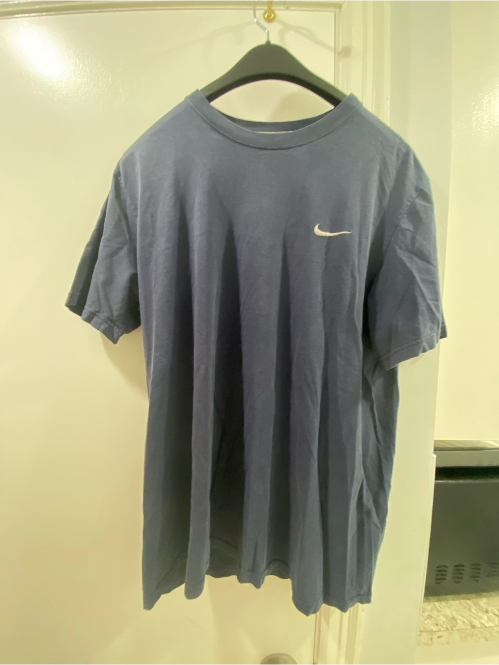 Nike Men's Navy Short-Sleeve Logo T-Shirt